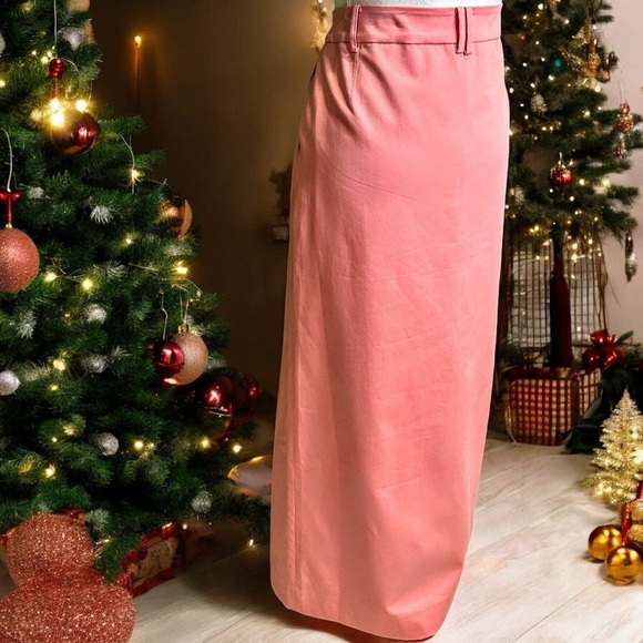 NWOT SIR. The Label ‘Giacomo Split Maxi Skirt’ in Pink Size Large - Picture 10 of 16